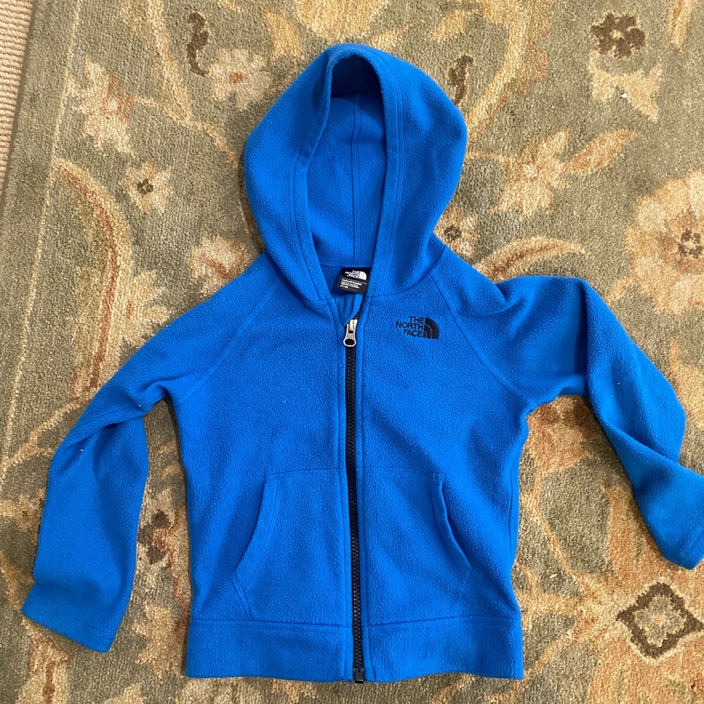 The North Face blue fleece jacket 4T